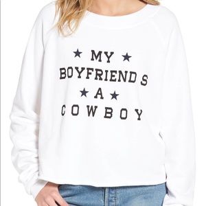 ISO Wildfox My Boyfriend’s a Cowboy Pullover